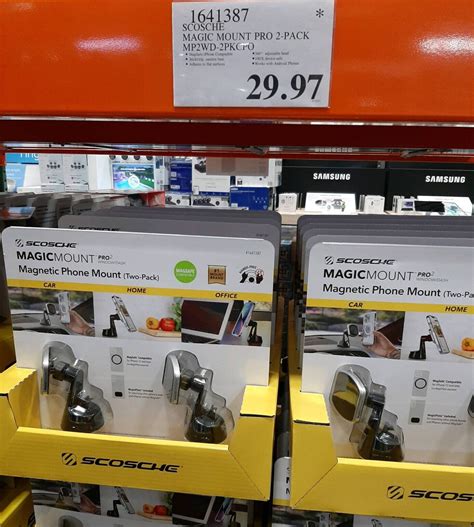 Say goodbye to fumbling with your phone in the car with the Magic Mount from Costco